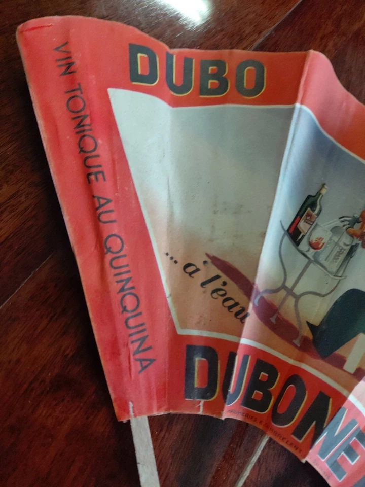 éventail publicitaire Dubonnet - Photo 4/4
