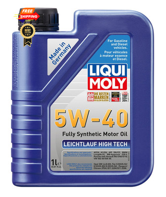 Liqui Moly 2331 Leichtlauf High Tech 5W-40 Engine Oil - 1 Liter 1 
