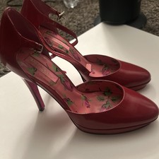 Red Betsy Johnson Heels