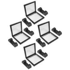 Portable Storage Case for Rings Floating Jewelry Box Clear Display Frame