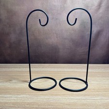 Set of 2 Iron Ornament Display Stands 9.25" - Matching
