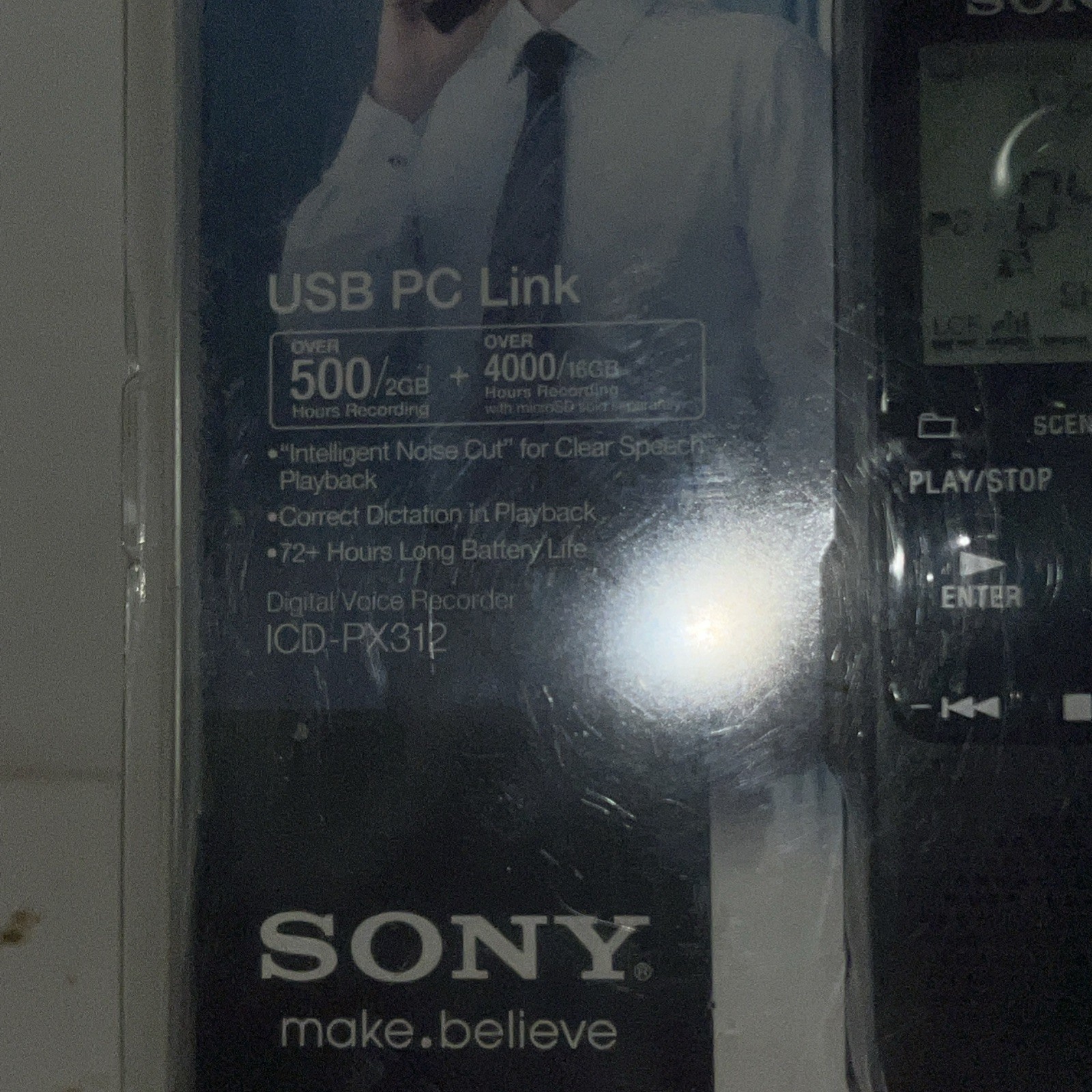 New Sony Handheld Digital Flash Voice Recorder ICD-PX312