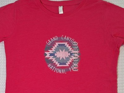 Grand Canyon National Park Souvenir Pink T-shirt Size M Live And Tell New