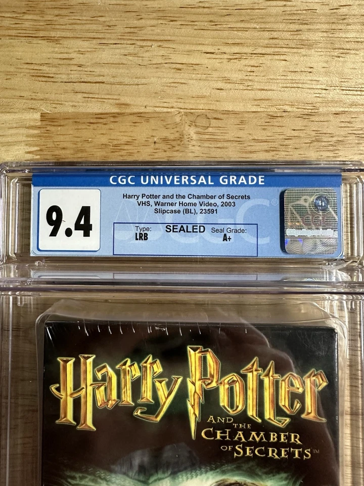 CGC Graded 9.4 A+ SEALED NEW Harry Potter and the Chamber of Secrets VHS #2 - Image 3 of 3