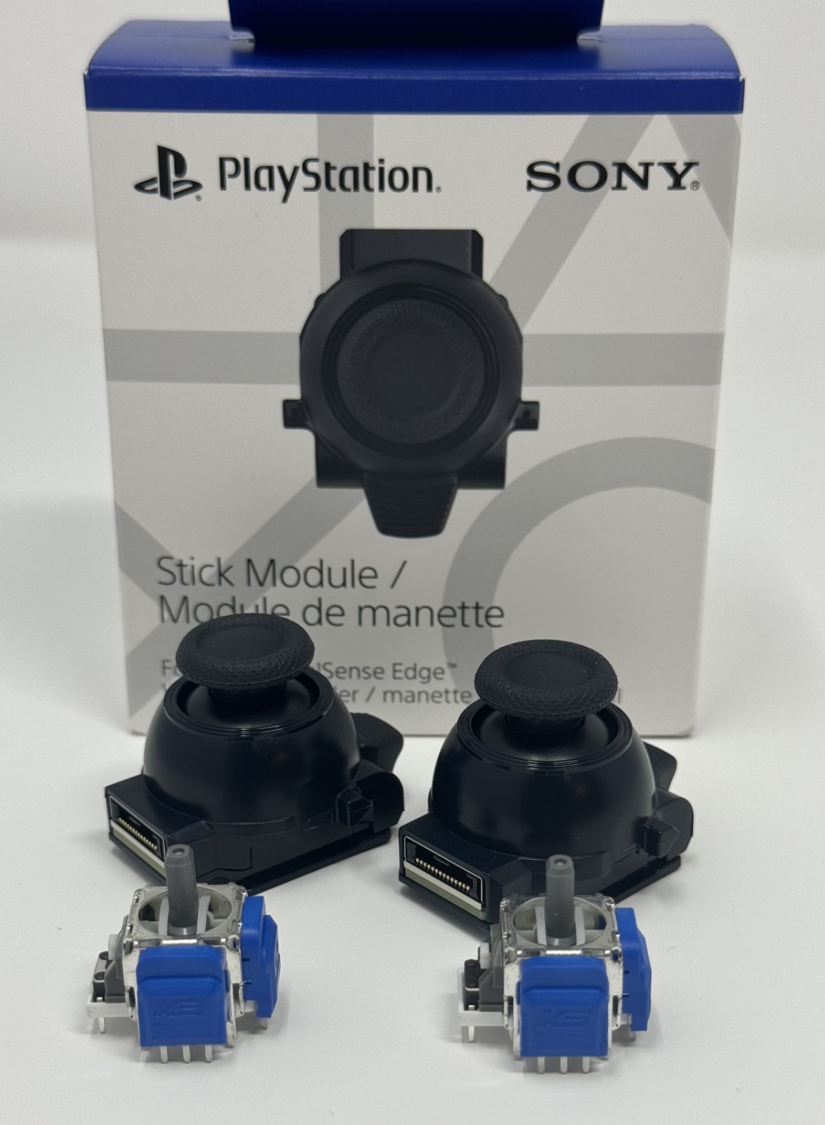 (2) Sony Stick Module for DualSense Edge - KSilver Js13 Pro + TMR UPGRADE