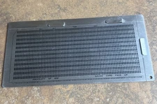 Vintage 1957 IBM Metal Computer Punch Card Registration Check Gauge Plate J Popp