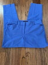 Talbots Hampshire Ankle Pants Blue Career Casual Size 10