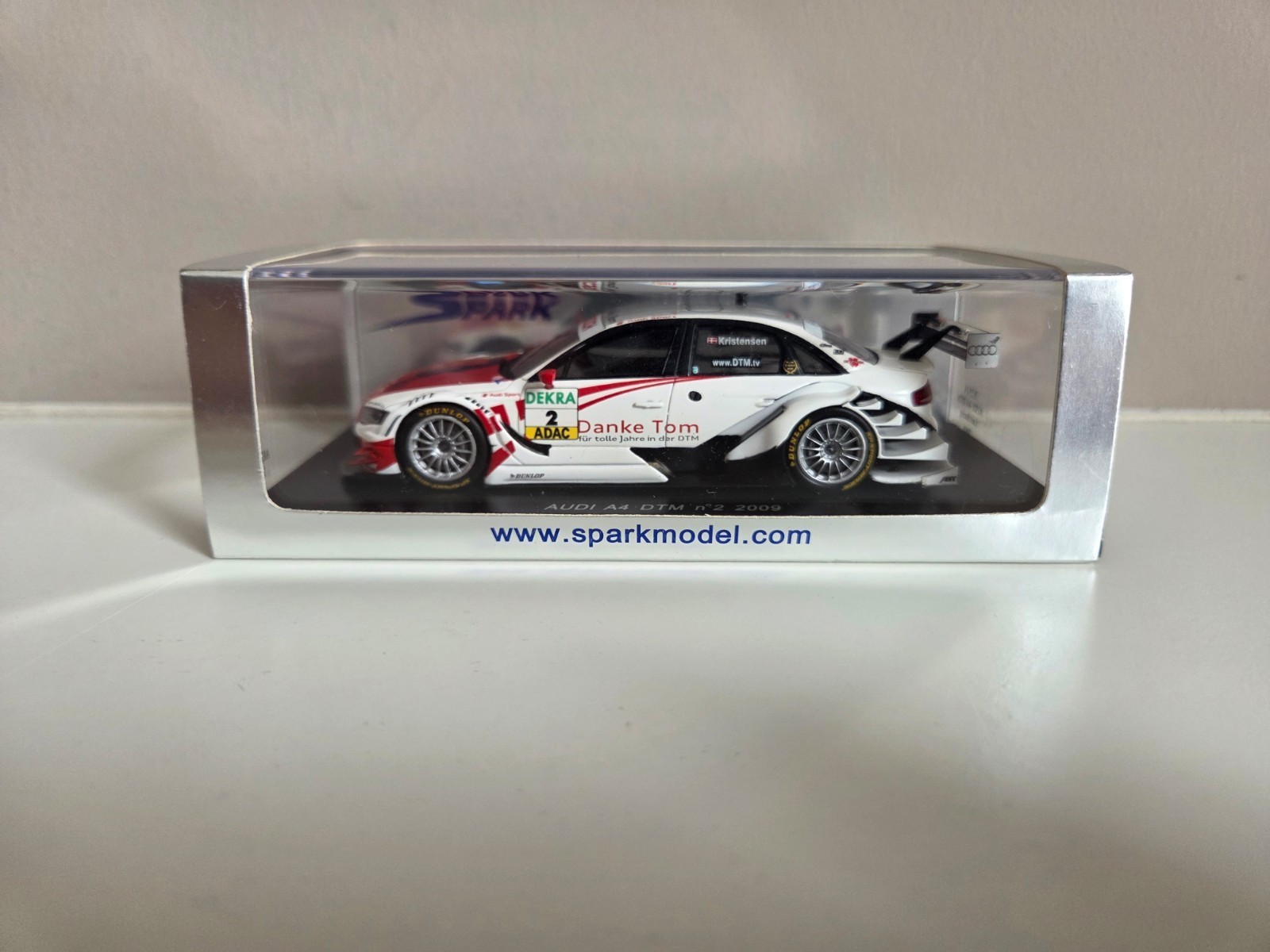 Spark Audi A4 Dtm N 2 Saison 2009 Kristensen Danke Tom 1:43 S2514
