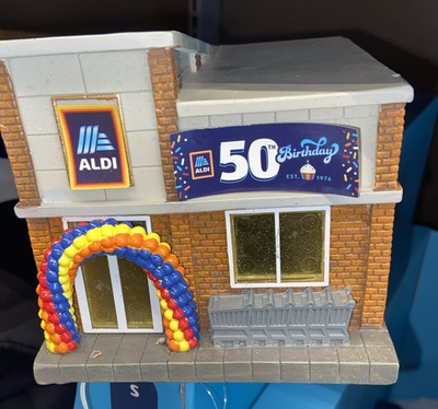 #ad Aldi 50th Birthday Light Up Store 2026 NEW $35.00