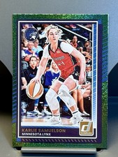 2025 Donruss WNBA #50 Karlie Samuelson Minnesota Lynx GREEN Holo Shimmer
