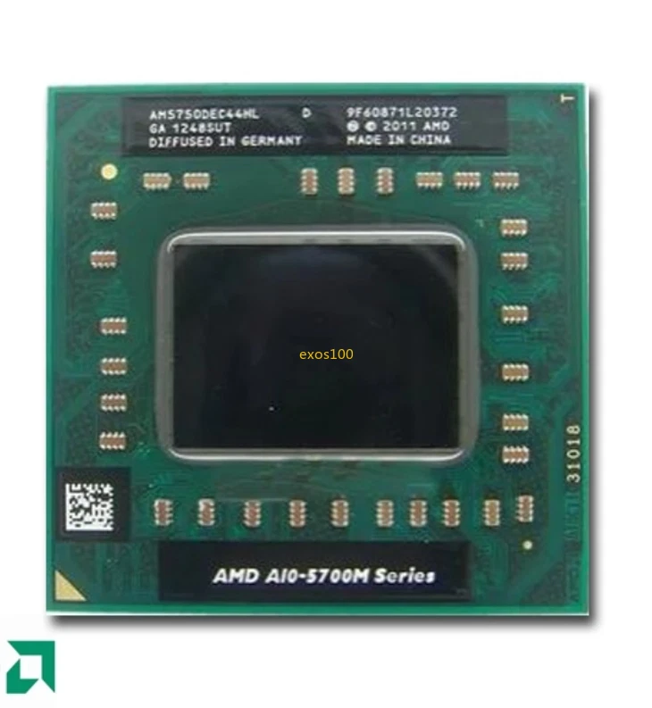 AMD A10-5750M CPU A10-Series Quad-Core 2.5GHz 4M Socket FS1 Processor - Image 4 of 4