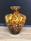 Murano Vintage Hand Blown Art Glass Decorative Filled Vase #4641