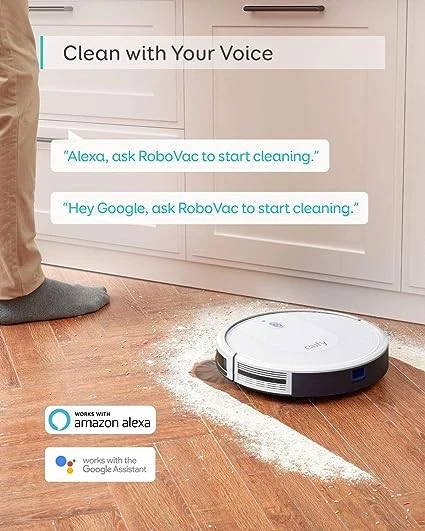 Eufy by Anker BoostIQ RoboVac 30C Vacuum Cleaner Wi-Fi 1500Pa T2118121 - White - Image 4 of 4