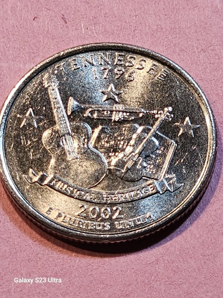 1796-2002P TENNESSEE State Quarter Dollar, Error-RARE Find! - Image 2 of 4
