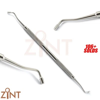 MEDENTRA UK Dental Amalgam Plugger 723-4 Composite Double Ended Plastic Filling Instruments