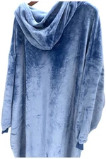 The Comfy Dream Lite Quarter-Zip Wearable Juniors Blanket Classic Blue