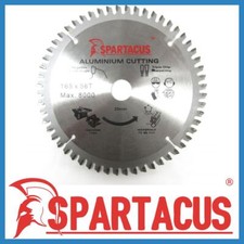 Spartacus Aluminium Cut Saw Blade 165 mm x 56 Teeth x 20mm Fits Various Models