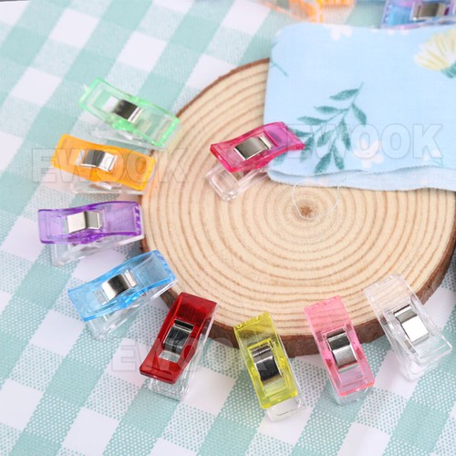 50-200PCS Wonder Clips Crafts Fabric Quilting Crochet Plastic Sewing Tools DIY - Picture 5 of 11