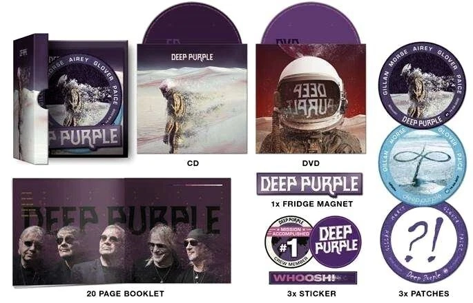 Deep Purple - Whoosh! (2020) (CD+DVD, Limited Edition) (0215536EMU) (Neu+OVP) - Bild 3 von 3