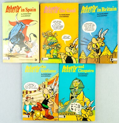 Set of Vintage Mini A5 B&W Asterix Books UK PB Editions BUY INDIVIDUALLY Uderzo