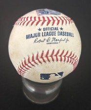 Game Used Baseball 3/30/24 Orioles vs Angels MLB Authentic Opening Day Mullins