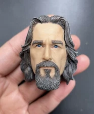 CUSTOM 1/6 Beard Male Head Sculpt Model Y7 for 12'' Action Figure Jeff Bridges
