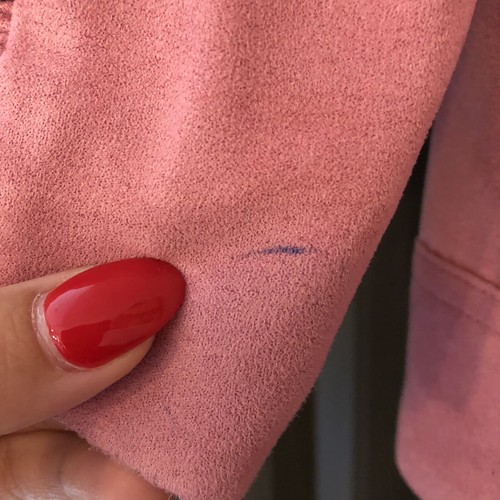 dressbarn Women's Blazer, size M, pink, polyester - Picture 8 of 9