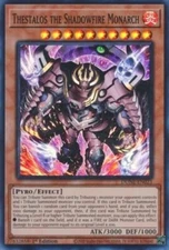 Yugioh! Thestalos the Shadowfire Monarch - DUNE-EN023 - Super Rare - 1st Edition