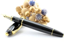 MODENA BLACK FINE QUALITY FOUNTAIN PEN PEN 3341