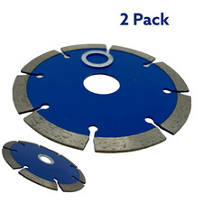 2 Pack 5 Inch Diamond Saw Blade Cutting Concrete Bricks Stone Premium Segmented