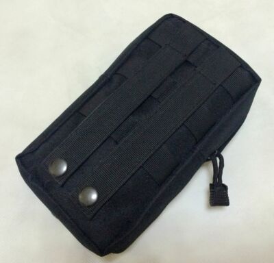 Tasca Verticale Molle Utility A Zip Open Top Per Softair - Nuova Generica