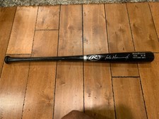 Gorkys Hernandez SIGNED AUTO RAWLINGS BIG STICK BASEBALL BAT 34