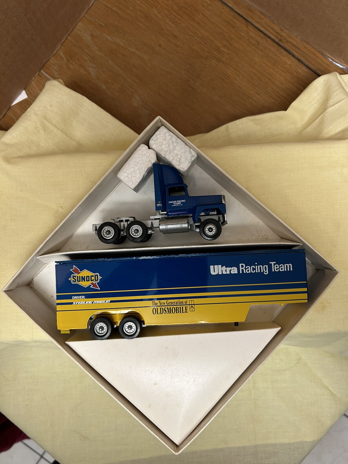 Sterling Marlin Sunoco Gasoline Race Hauler Diecast Truck by Winross