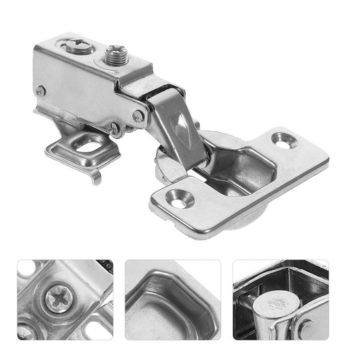 2 Pcs Self Closing Door Hinge Hinges for Doors Short Arm