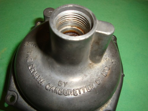4B(1880) Used Jaguar Series 2,3 XKE Etype Stromberg 175 CD-2 Chamber Lid - Picture 4 of 4