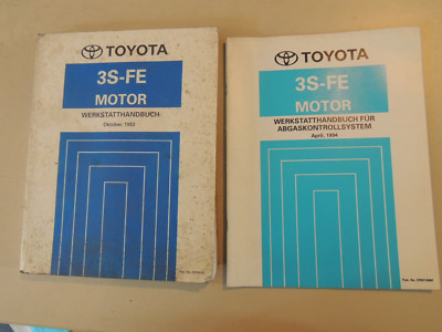 Werkstatthandbuch 2,0L MOTOR Toyota Celica T20 ST202 Carine E ST191