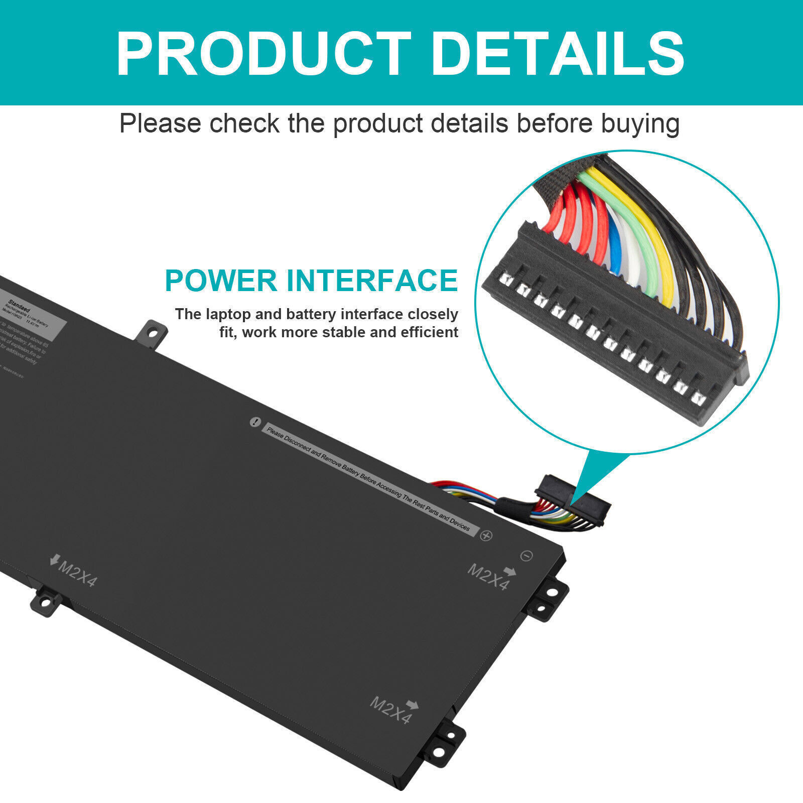 Cavo HDD Per Dell XPS 15 9550 9560 E Precision 5510 5520 – Connettore Disco Rigido 2,5 Pollici, Ricambio XDYGX DC02C00BL00 - 3
