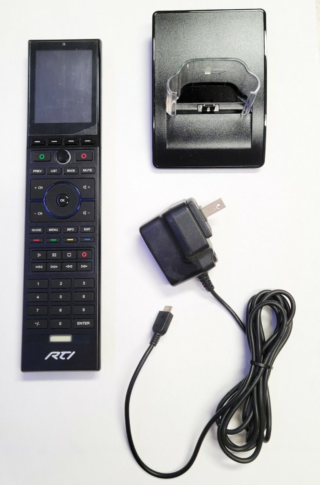 RTI T3X Remote Control Set With Charging Dock Station EBay