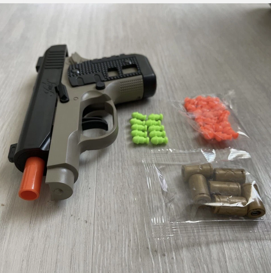 Kimber Micro 9 Subcompact 1911 Toy Gun Semi Auto Shooting Pistol Black Sand 2025 - Image 4 of 4