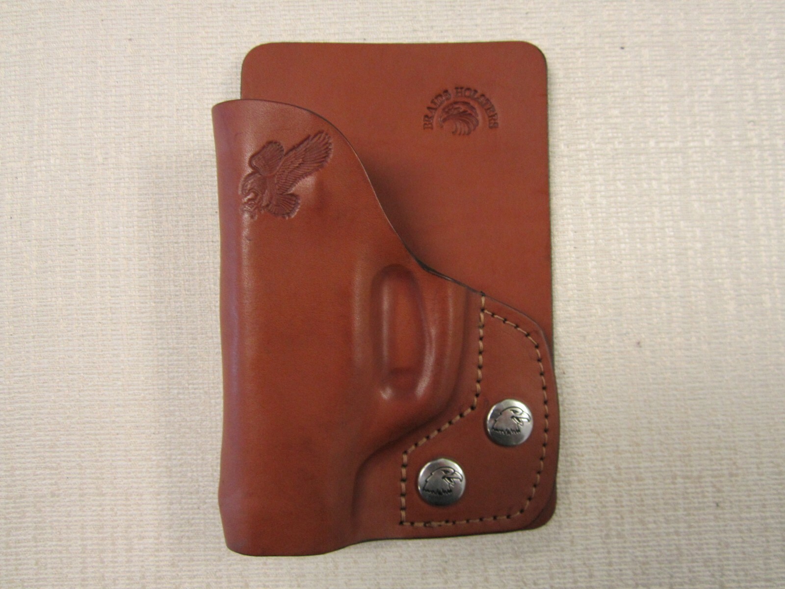 Braids Holsters Ruger Lc9, Lc9s BROWN leather wallet & pocket holster