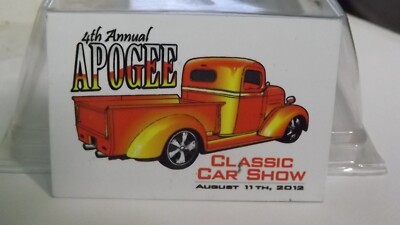 4th Annual Apogee Classic Car Show August 2012 Show Dash Plaque Wash. State