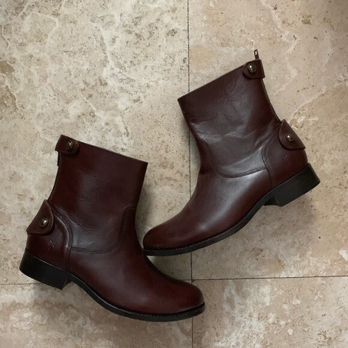 frye melissa button short boot