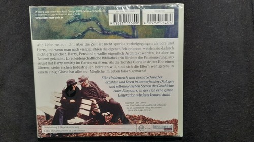 ALTE LIEBE Elke Heidenreich / Bernd Schroeder *AUDIOBOOK CD* NUEVO *(1230)
