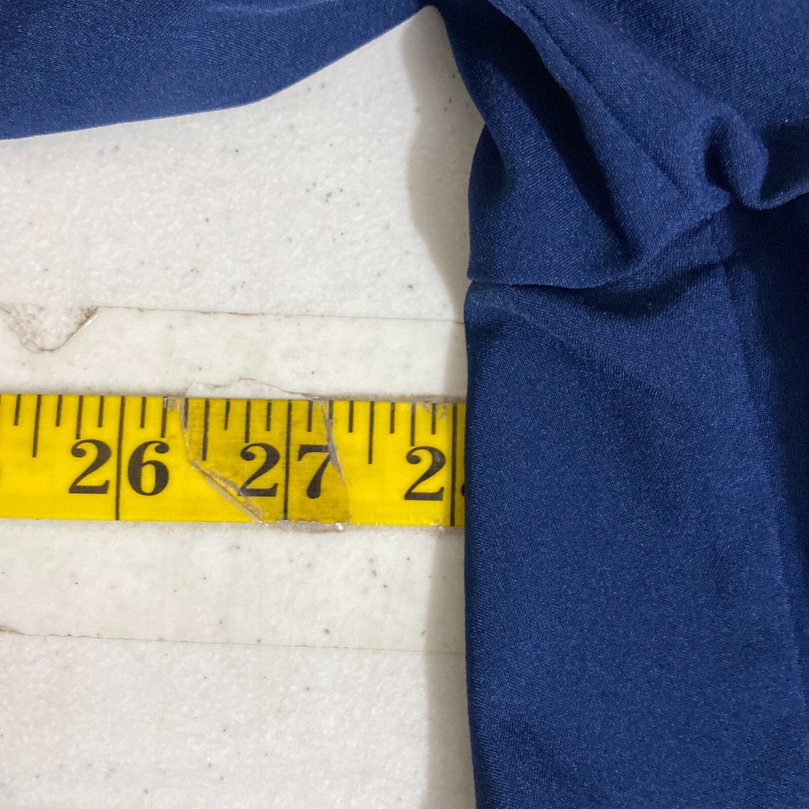 Zelos Mens Blue Slash Pockets Straight Leg Activewear Track Pants Size