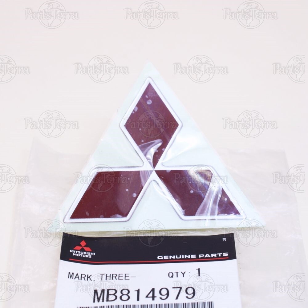 GENUINE Mitsubishi Three Diamond Front Sticker Emblem