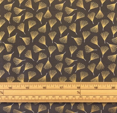 Fat Quarter Stitch It skandinavisch Weihnachten Blumen grau 100% Baumwollstoff