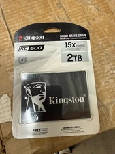 Kingston KC600 2 TB Solid State Drive - 2.5  Internal - SATA (SATA/600) - 3.5  C