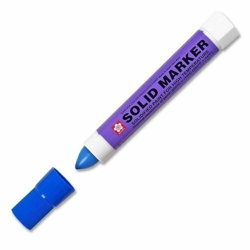 46582 Sakura Solidified Solid Paint Marker, Blue, Bullet Tip, Pack of 12