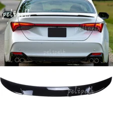 Fit For 2019-2023 Toyota Avalon Rear Trunk Spoiler Splitter Wing Gloss Black