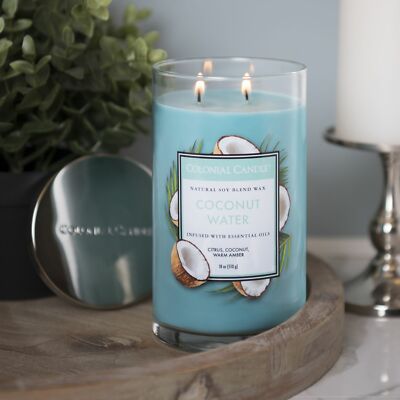  Colonial Candle Duftkerze 538g   2- Docht  Coconut Water 